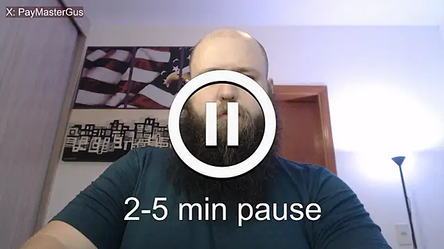 Snapshot of PayMasterGus chatting on October 8, 3:04 am PayMasterGus online show from October 8, 3:04 am