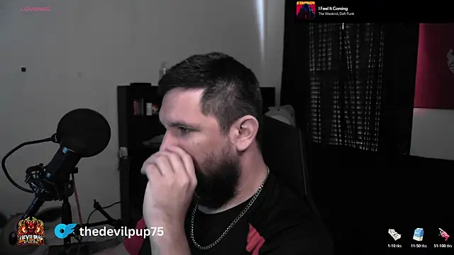 Snapshot of DevilPup75_ chatting on June 18, 1:26 pm DevilPup75 online show from June 18, 1:26 pm