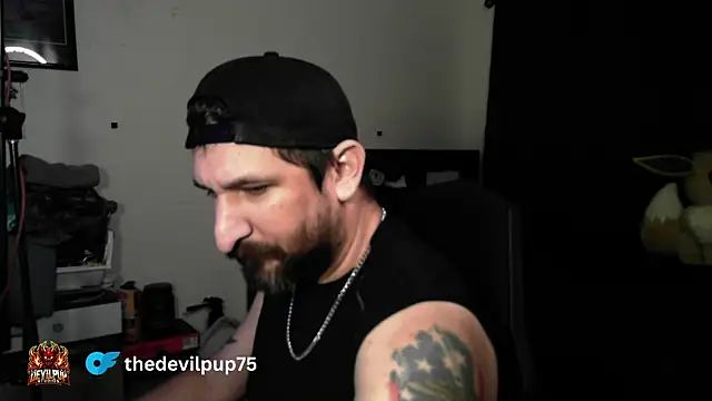 Snapshot of DevilPup75_ chatting on August 3, 4:00 am DevilPup75 online show from August 3, 4:00 am