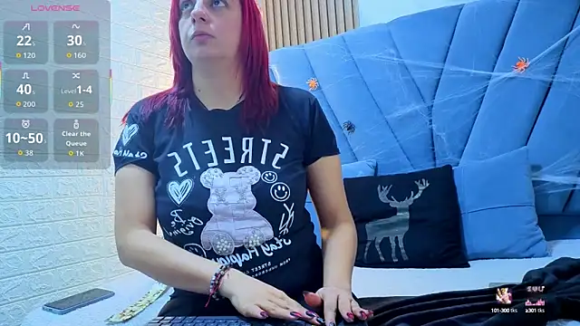 angel  red  online show from October 12, 1:37 am