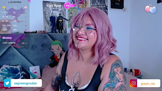 XxGreenGoodxX online show from October 10, 7:13 pm