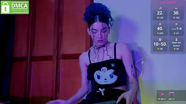 Bluedarkelf888 online show from September 18, 6:10 pm