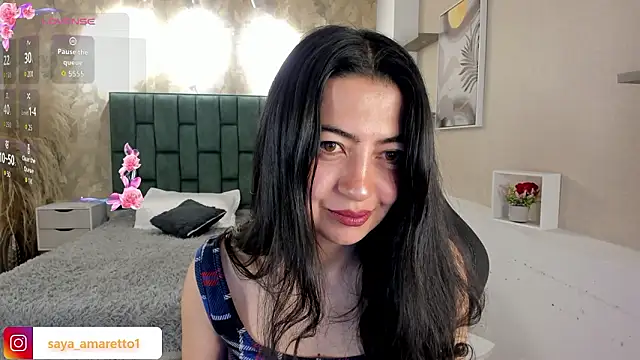 Saya Amaretto1 online show from March 9, 9:30 pm