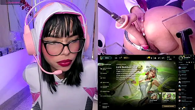 Snapshot of Nyveth chatting on November 6, 6:25 am Nyveth online show from November 6, 6:25 am