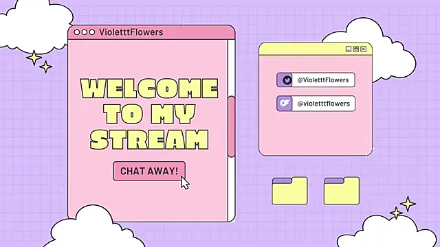 violetttflowers online show from April 26, 11:46 pm