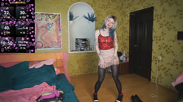 Dia Angel online show from February 7, 8:01 pm