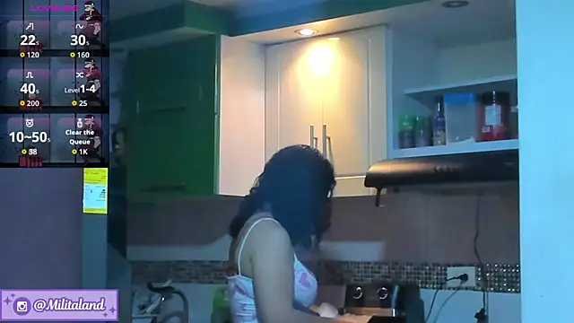 Snapshot of milita_houston chatting on September 13, 1:05 am milita houston online show from September 13, 1:05 am