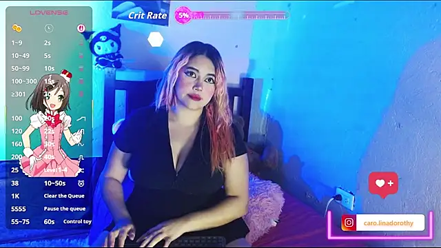 Snapshot of caro_lina20 chatting on October 19, 7:09 am caro lina20 online show from October 19, 7:09 am