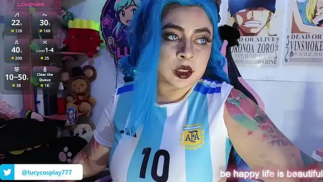Snapshot of Lucycosplay777 chatting on June 12, 10:30 pm Lucycosplay777 online show from June 12, 10:30 pm