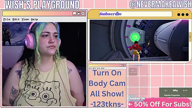 nevermakeawish online show from February 26, 4:50 pm