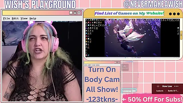 nevermakeawish online show from March 6, 5:31 pm