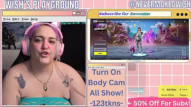 nevermakeawish online show from April 23, 12:29 pm