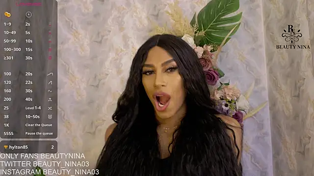 Snapshot of beauty_nina chatting on September 14, 1:43 pm beauty nina online show from September 14, 1:43 pm