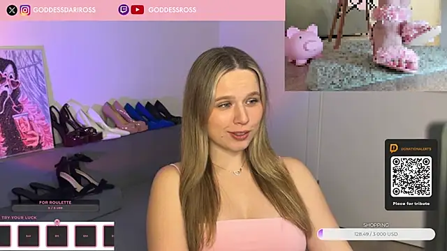 GoddessRoss online show from November 14, 6:39 pm