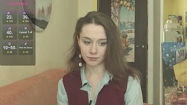 Snapshot of SkyHelen chatting on March 27, 9:53 am SkyHelen online show from March 27, 9:53 am