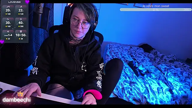 Snapshot of MossPrince chatting on January 6, 5:49 pm MossPrince online show from January 6, 5:49 pm