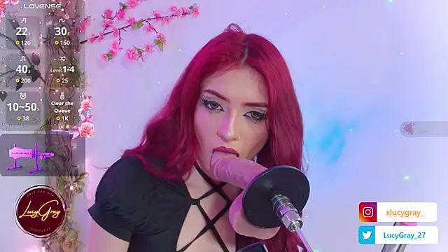 Snapshot of LucyGray chatting on September 14, 10:20 pm LucyGray online show from September 14, 10:20 pm