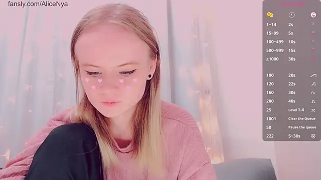 AliceNya cute online show from February 13, 5:14 am