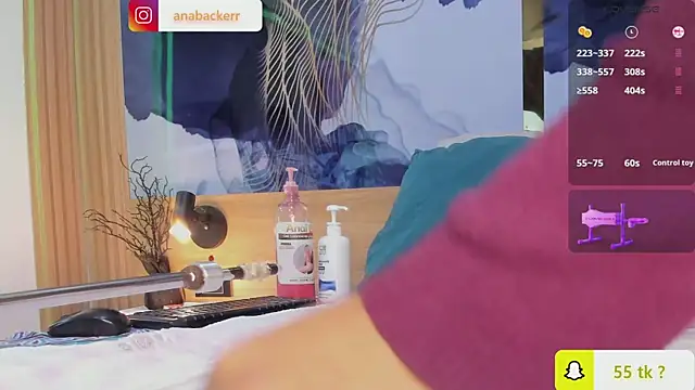 Anabacker01 online show from February 4, 7:09 pm