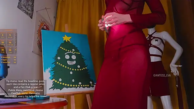 Giantess Eva online show from December 13, 8:04 pm