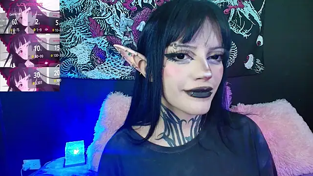 GothGaby online show from October 26, 3:45 am