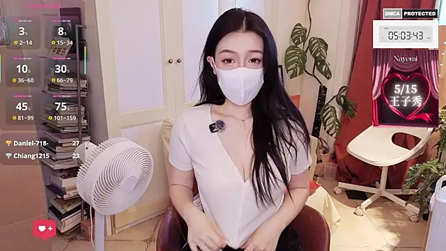 Snapshot of nayomi_34f chatting on May 18, 9:04 am nayomi 34f online show from May 18, 9:04 am