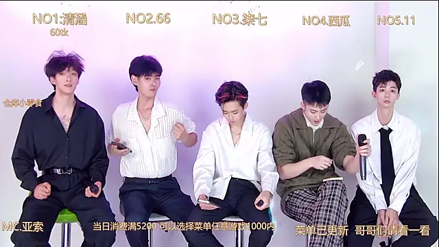 Snapshot of TNT-001 chatting on December 4, 2:15 pm TNT-001 online show from December 4, 2:15 pm