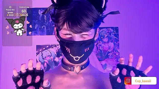 Snapshot of Kitsuneplay_ chatting on March 27, 5:24 am Kitsuneplay online show from March 27, 5:24 am