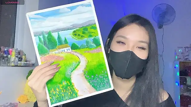 Snapshot of Tieu-May chatting on May 10, 12:05 am Tieu-May online show from May 10, 12:05 am