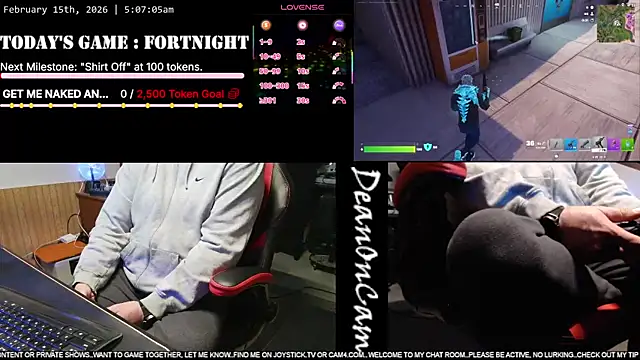 DeanonCam online show from February 15, 11:08 am