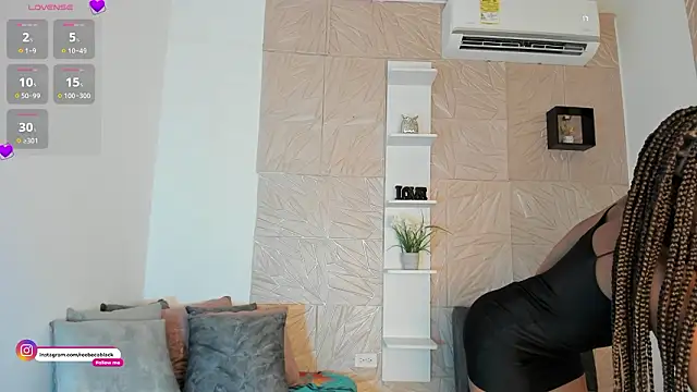 RebecaBlack  online show from March 12, 6:03 pm