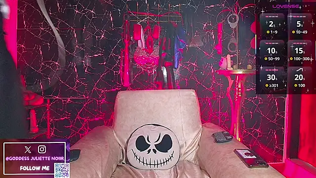 GoddessJulietteNoiir online show from March 17, 2:09 pm
