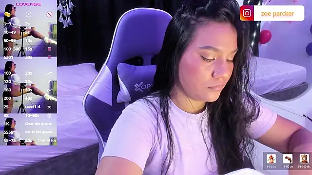 ZoeParcker online show from March 5, 7:21 pm