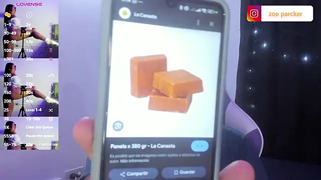 ZoeParcker online show from March 16, 8:13 pm