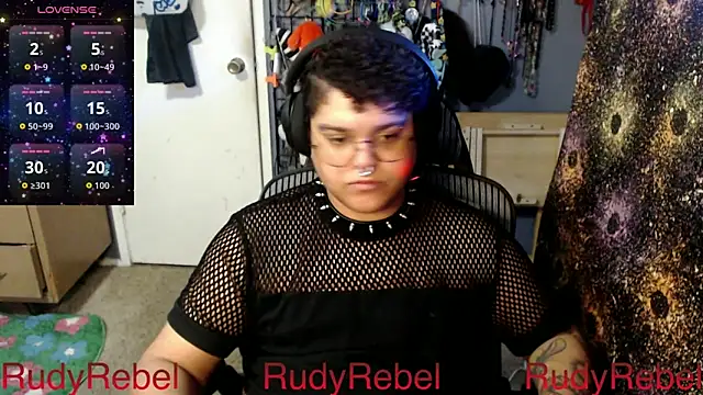 RudyRebel online show from February 26, 8:08 pm