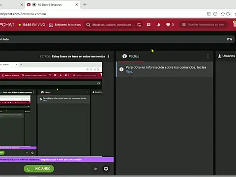 Antonella-corruso online show from April 24, 8:00 pm
