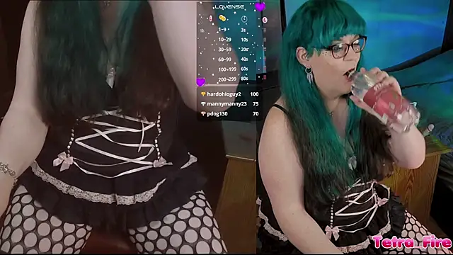 Snapshot of Tetra_Fire chatting on June 6, 2:16 am Tetra Fire online show from June 6, 2:16 am