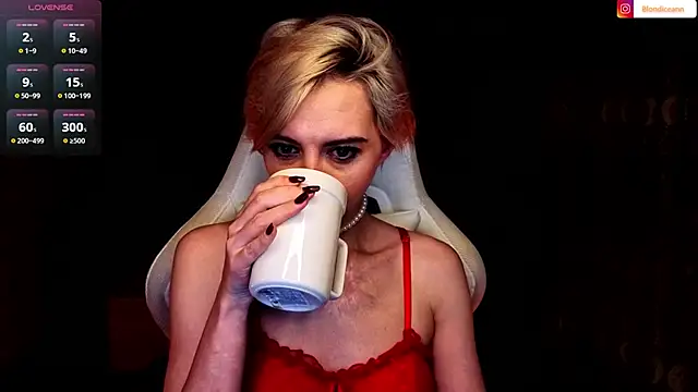 Blondice ann online show from June 27, 12:15 am
