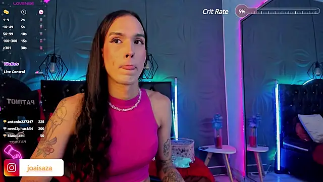 joaisaza online show from March 6, 7:47 am