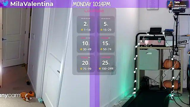 MilaValentina online show from January 28, 3:15 am