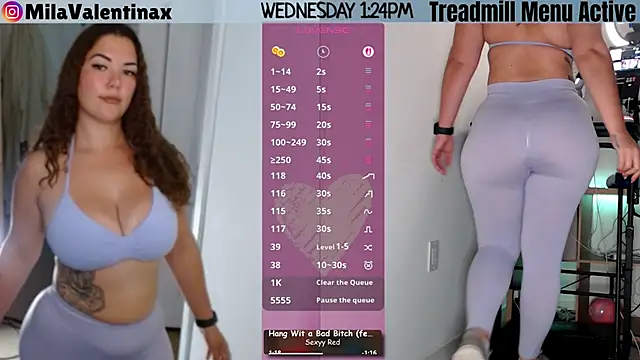 Snapshot of MilaValentina chatting on April 22, 5:25 pm MilaValentina online show from April 22, 5:25 pm