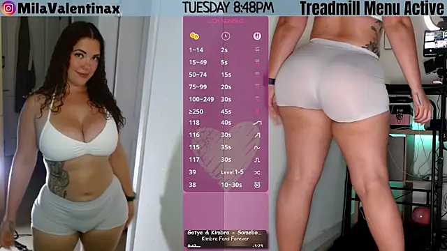 Snapshot of MilaValentina chatting on April 29, 12:48 am MilaValentina online show from April 29, 12:48 am