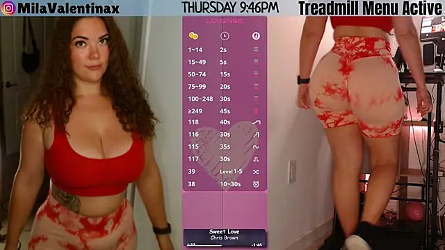 Snapshot of MilaValentina chatting on May 29, 1:47 am MilaValentina online show from May 29, 1:47 am