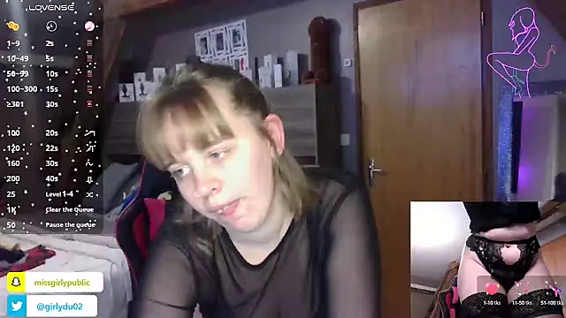 Snapshot of MissGirly chatting on February 22, 7:36 pm MissGirly online show from February 22, 7:36 pm