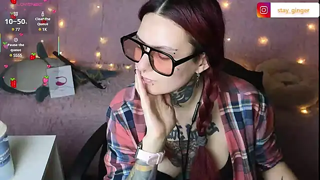 Ginger Stay online show from February 10, 8:53 pm