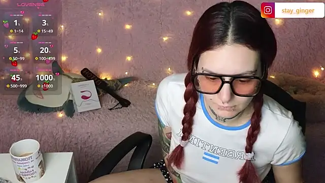 Ginger Stay online show from March 1, 8:45 am