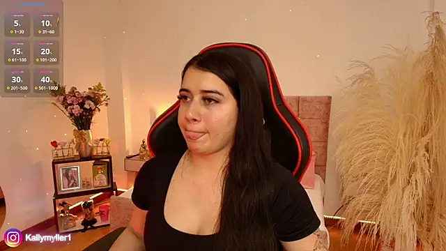 Snapshot of KallyMyller1 chatting on December 16, 7:10 pm KallyMyller1 online show from December 16, 7:10 pm