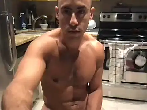 Snapshot of BigGuyMuscle chatting on February 23, 12:30 am BigGuyMuscle online show from February 23, 12:30 am