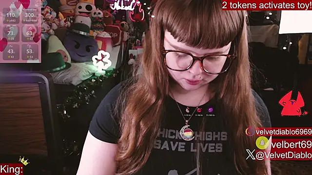 VelvetDiablo online show from February 24, 1:25 am