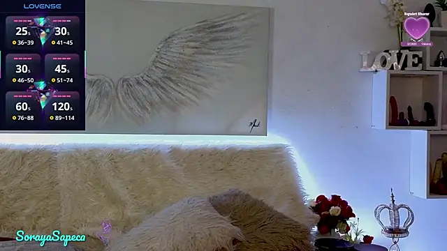 SorayaSapeca online show from March 26, 4:12 pm